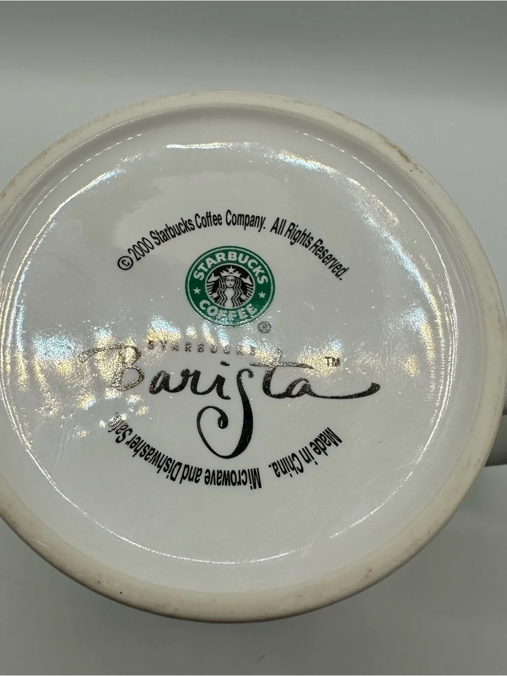 Starbucks Green and Blue Holiday Storefront Ceramic Mug
